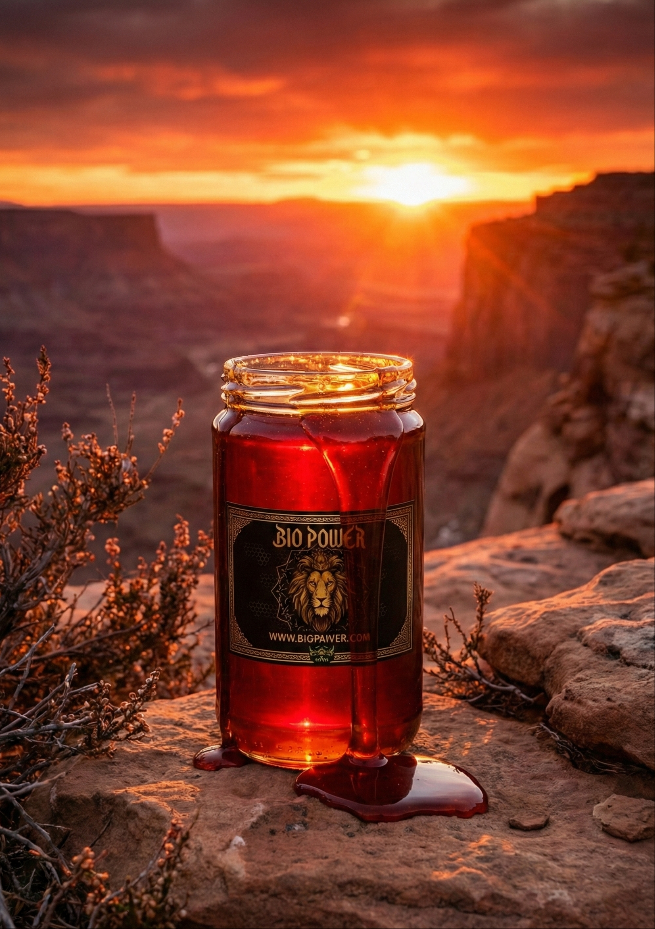 عسل دم الجبال النادر