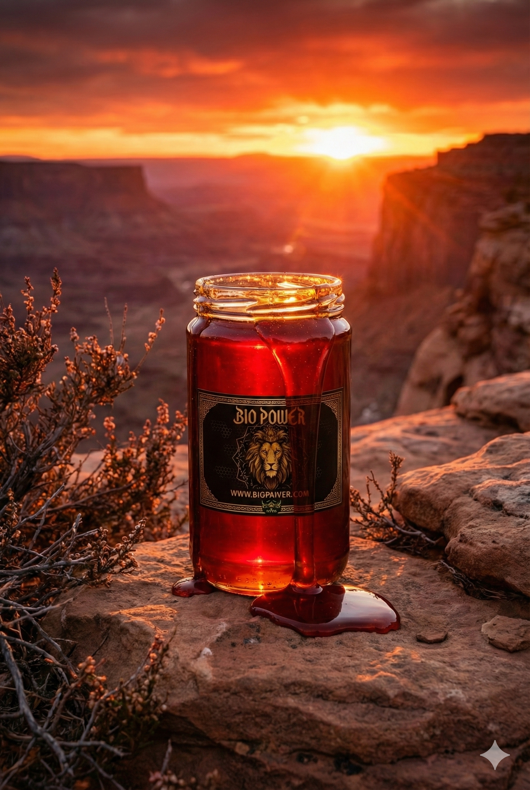 عسل دم الجبال النادر